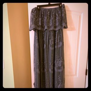 Pink Blush Maternity Gown